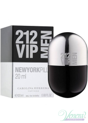 Carolina Herrera 212 VIP Men Pills EDT 20ml for Men Men's Fragrance